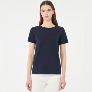 MaxMara  Weekend Navy Short-Sleeve Crewneck Tee